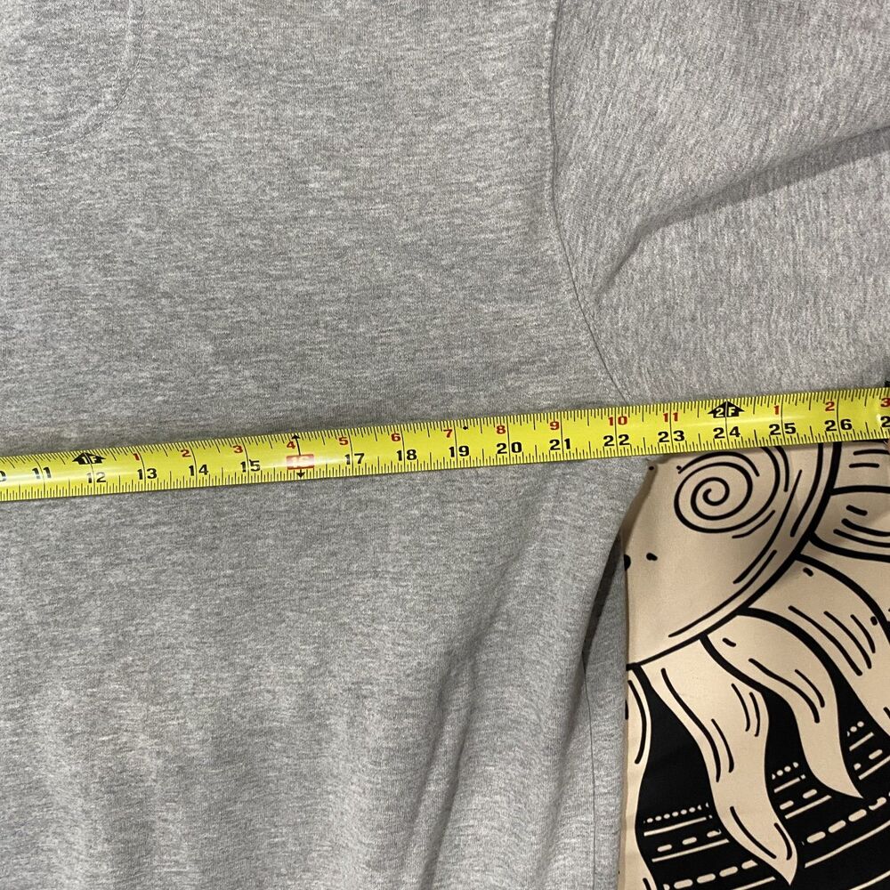 Carhartt Pull Over Hoodie Geay Mens Medium Loose Fit Utility Workwear - Picture 5 of 6